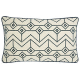 Ludlow dots navy  12x20 cushion