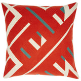 Diagonal lines orange, 22x22, cushion