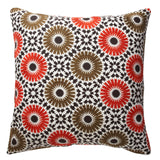 Winter Garden orange 24x24 pillow