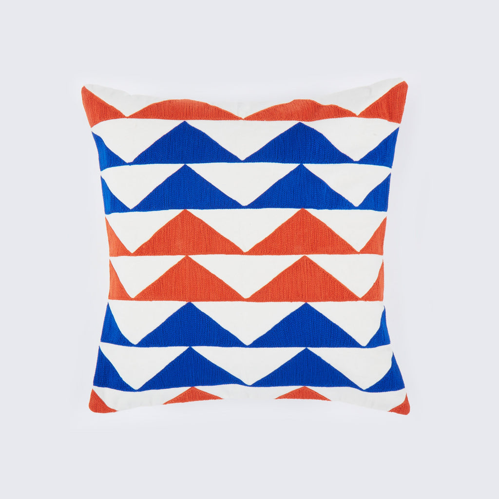 Marble Orange 18x18 cushion
