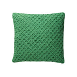 Pleated Light Green 18x18 cushion