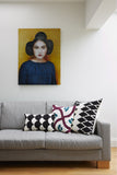 Black Diamond, size 22x22in, cushion