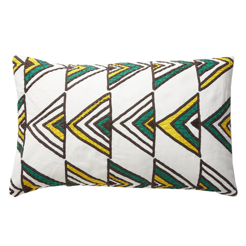Zambia Green 12x20 cushion
